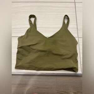 Lululemon align tank bronze green